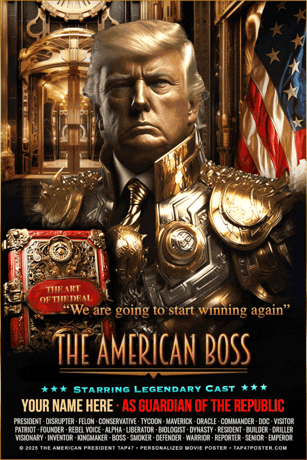 The American President TAP47 Personalized Poster Trump