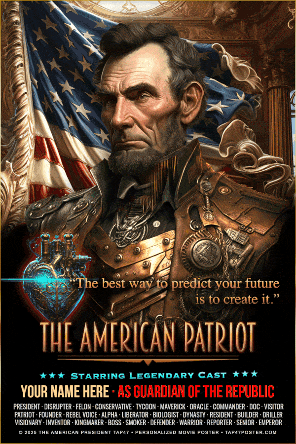 The American President TAP47 Personalized Poster Lincoln