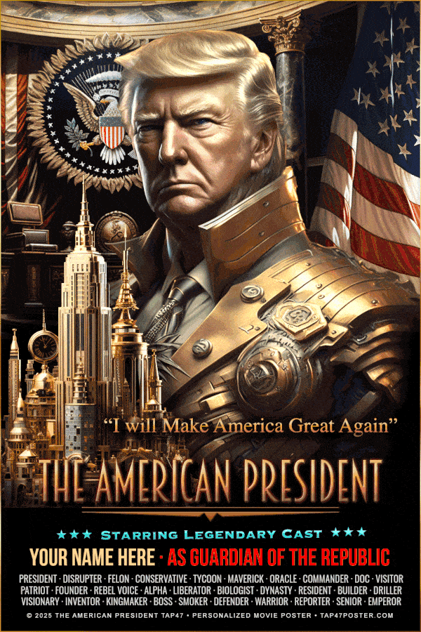 The American President TAP47 Personalized Poster
